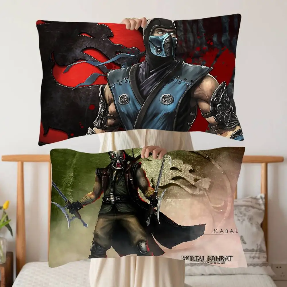 Video Game M-Mortal Kombat Quick-Dry Polyester Pillow Scarf - Moisture-Wicking & Breathable for Hot Sleepers
