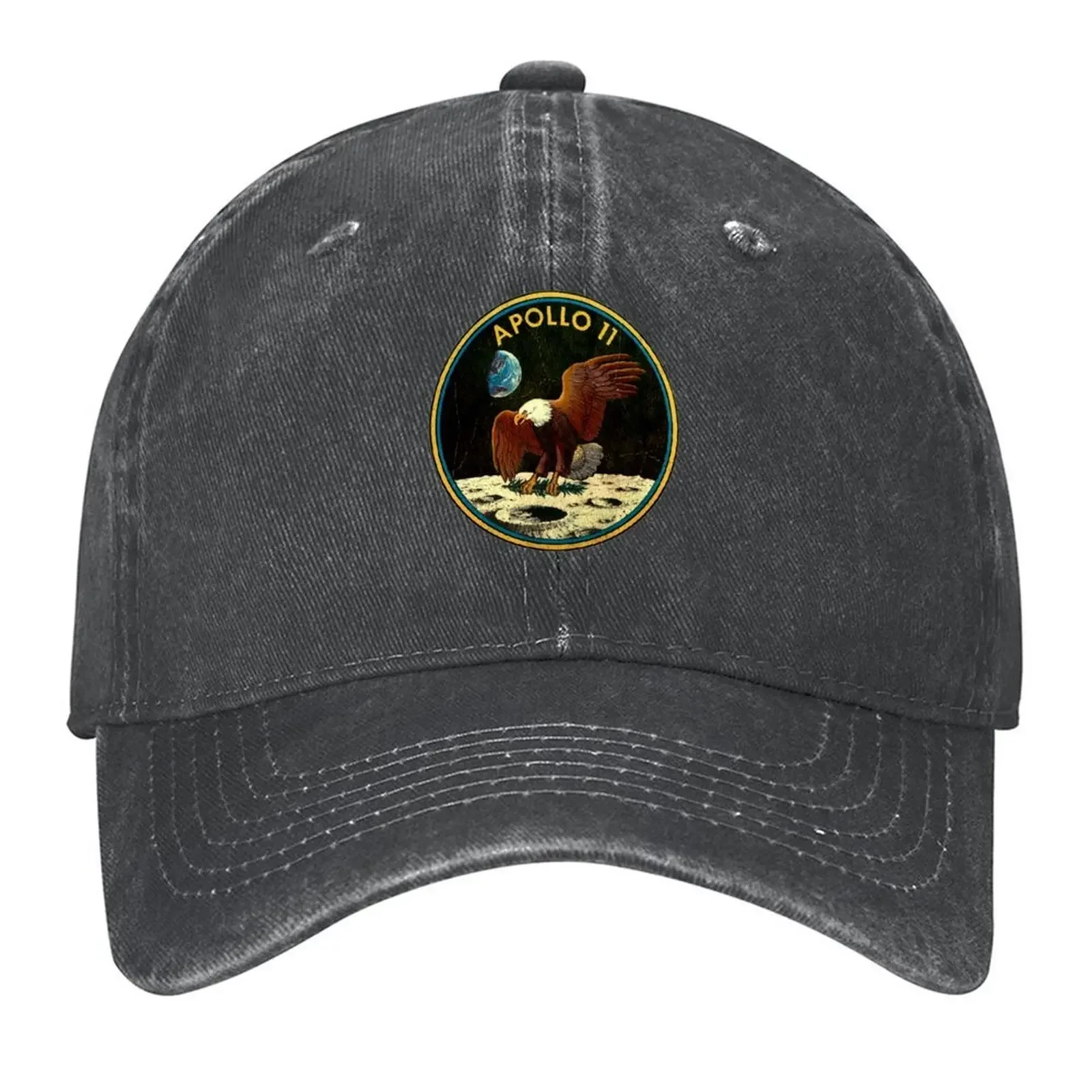New vintage Apollo 11 logo Baseball Cap Custom Cap Cosplay tea Hat Golf Cap Women Beach Fashion Men's