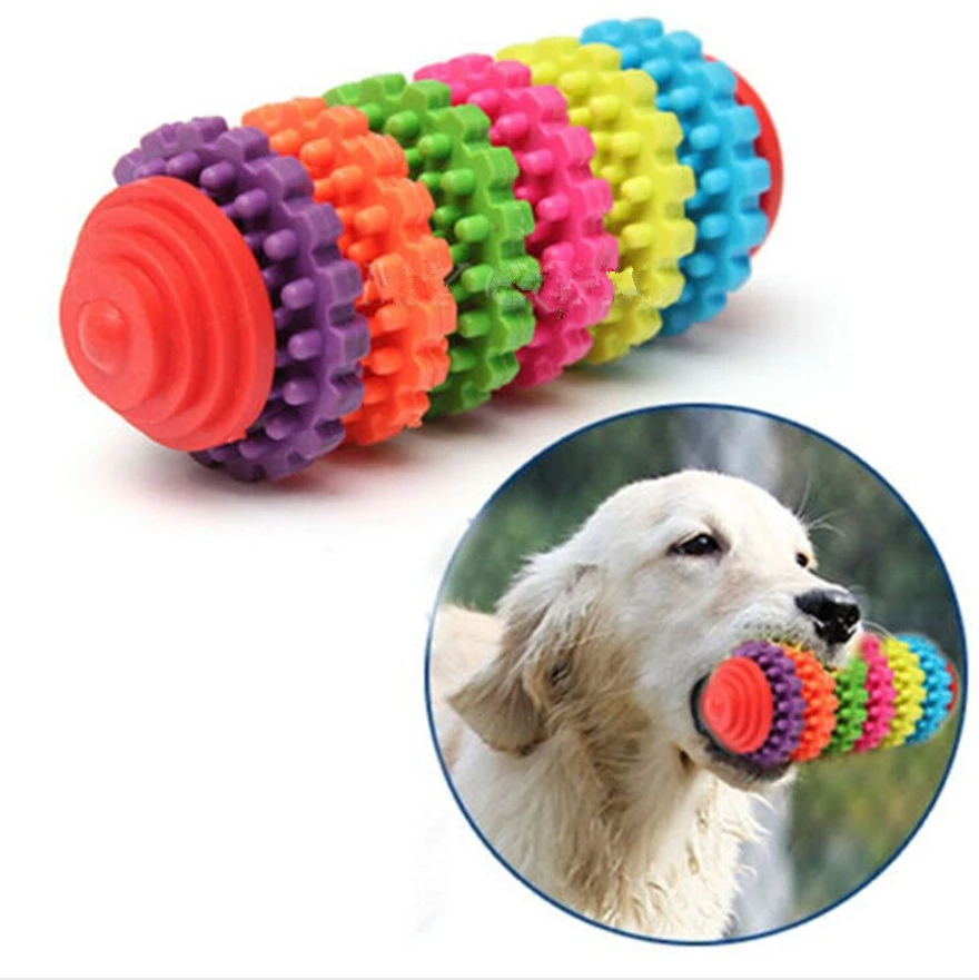 New Durable Rubber Pet Dog Puppy Cat Dental Teething Healthy Teeth Gums Chew Toy  Dog Stuff  Dog Toys for Large Dogs Jouet Chat