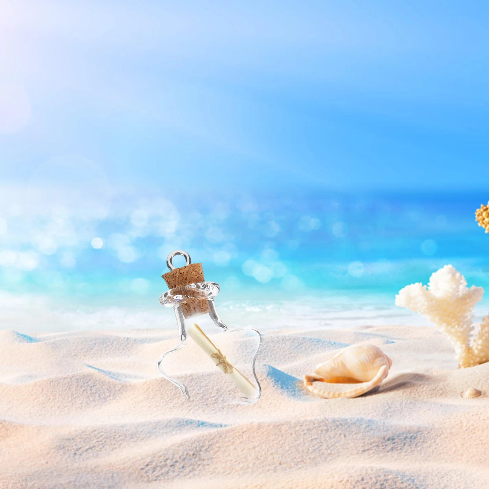 

30Pcs Wishing Bottles Glass Drift Bottles Corked DIY Hanging Wish Jar Glass Storage Wish Jar Wishing Bottle Drift Bottle