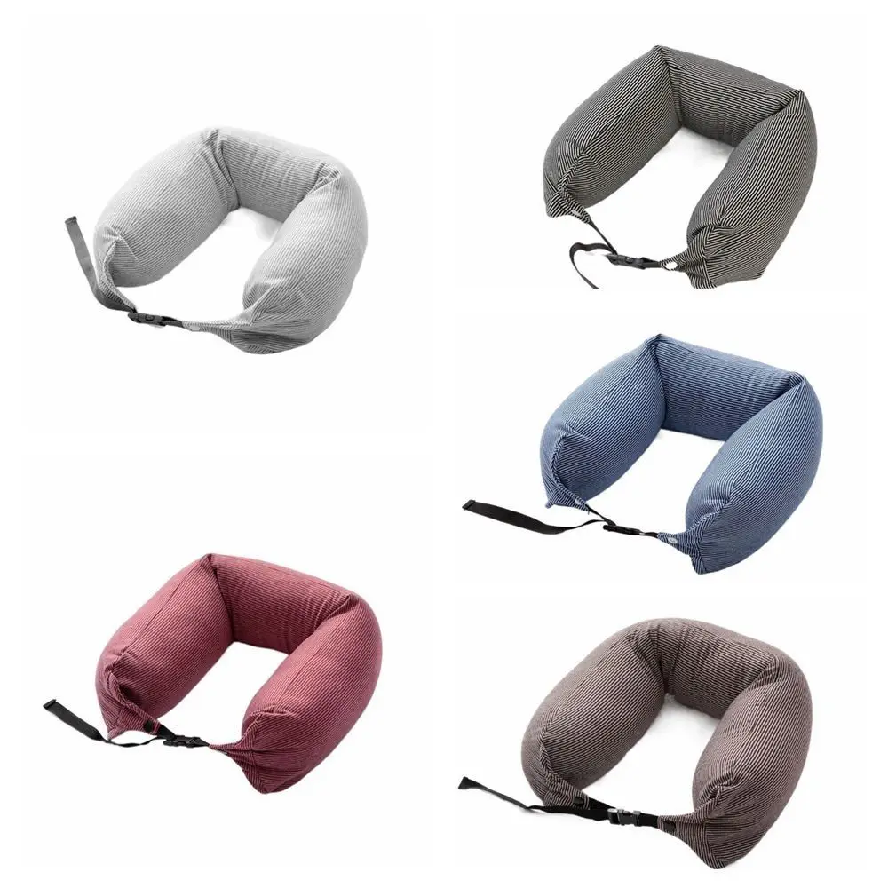 Cervical Soft Neck Pillows Foam Particle Portable U-shaped Pillows Durable Sleeping Cushion Airplane