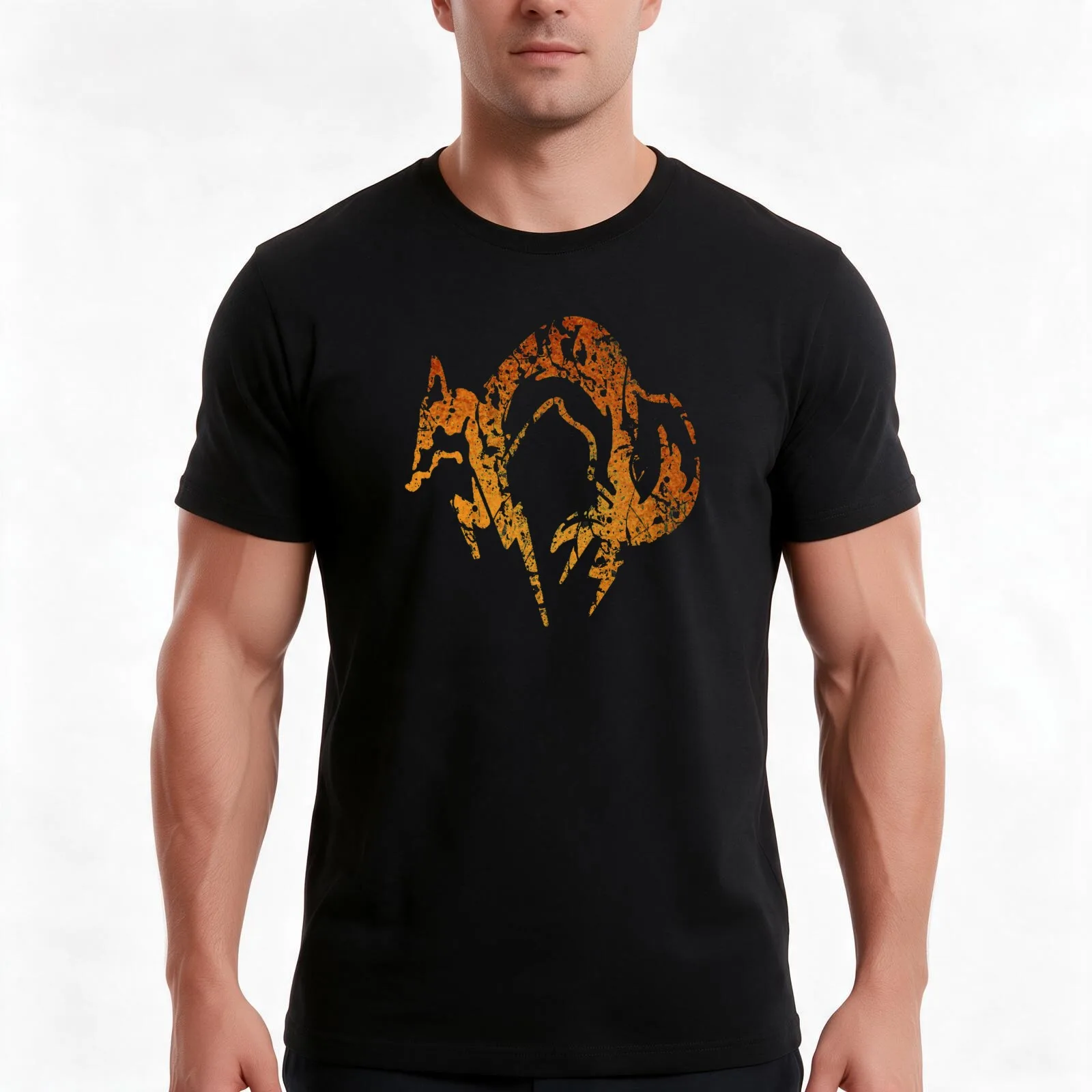 Foxhound V3 T-Shirt, Summer Casual Cotton Tee, Oversized Streetwear Tops, Vintage Graphic Print, Loose Fit Short Sleeve