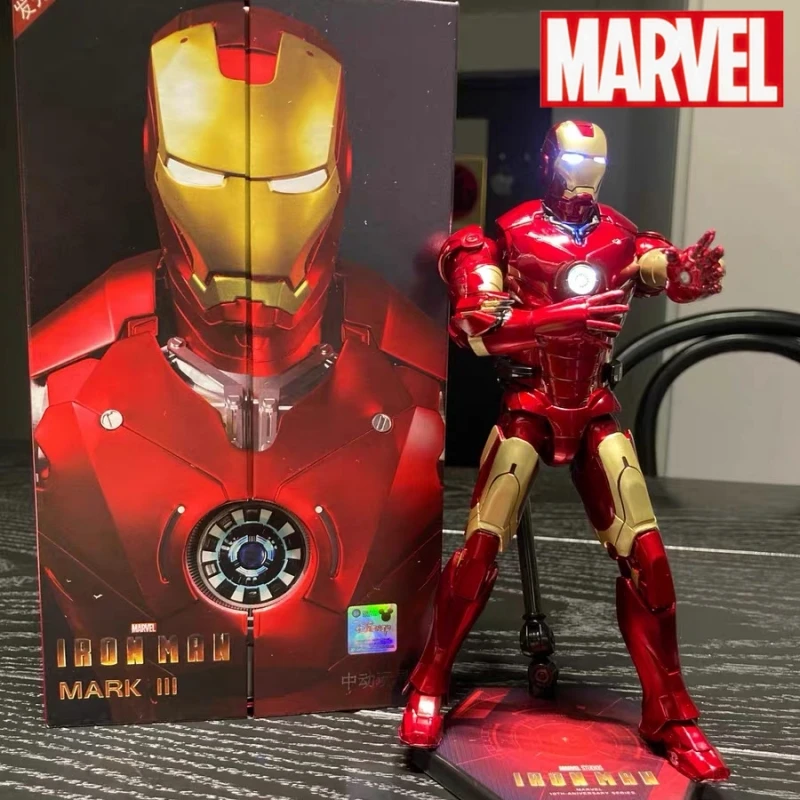 Inventory Marvel Iron Man Mk50 Iron Man Handmade Collectible Halloween Gift Table Decoration Gk Statue Toy Surprise