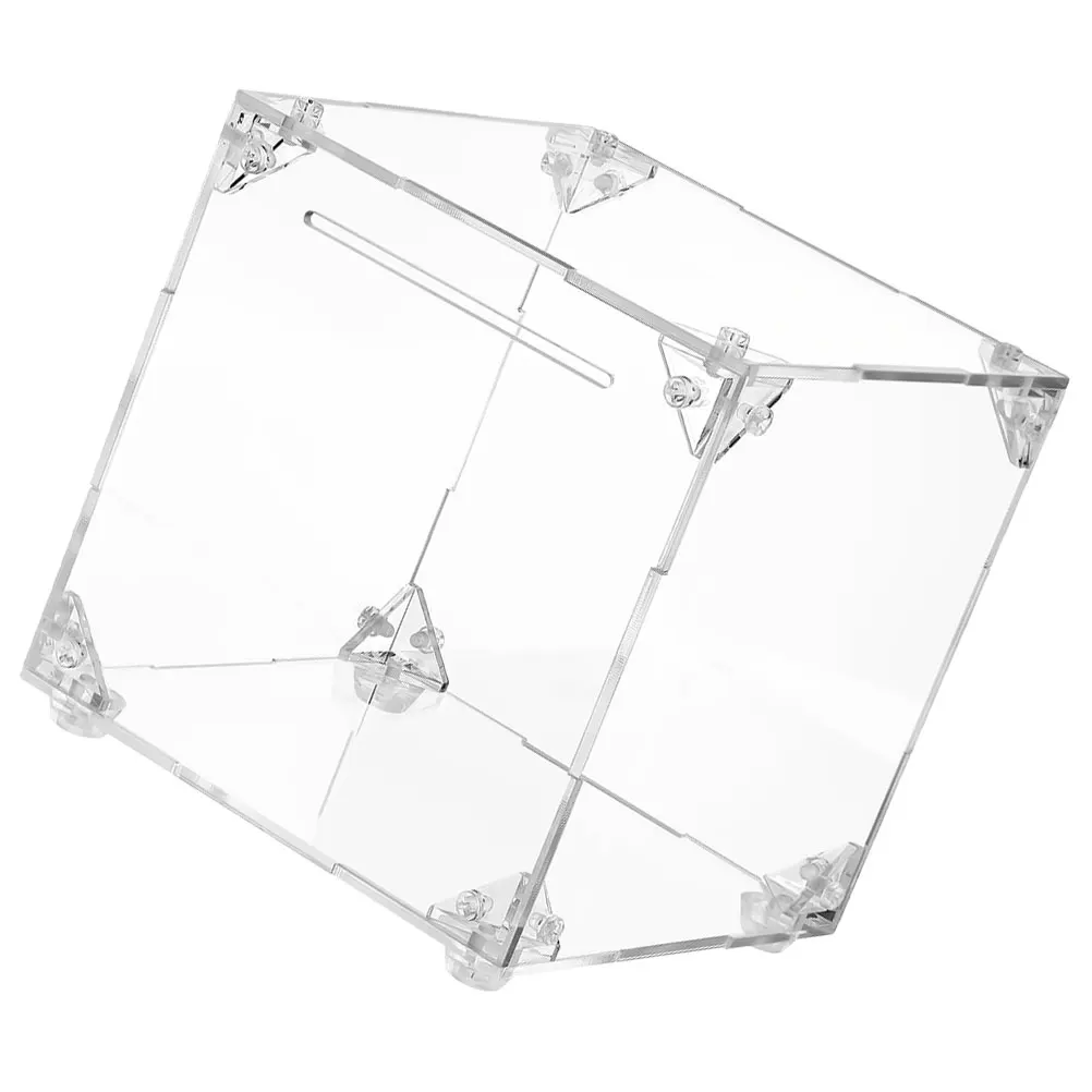 

Acrylic Piggy Bank Transparent Durable Coin Container Clear Money Saving Box for Teens Home Desktop Daily Use Saving Pot