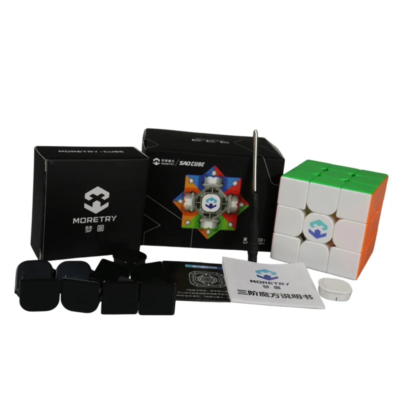 ลูกบาศก์แม่เหล็ก Moretry & SaoCube TianMa X3+ Maglev Ball Core 3x3 แบบมันเงา ของเล่นฝึกสมาธิสำหรับเด็ก