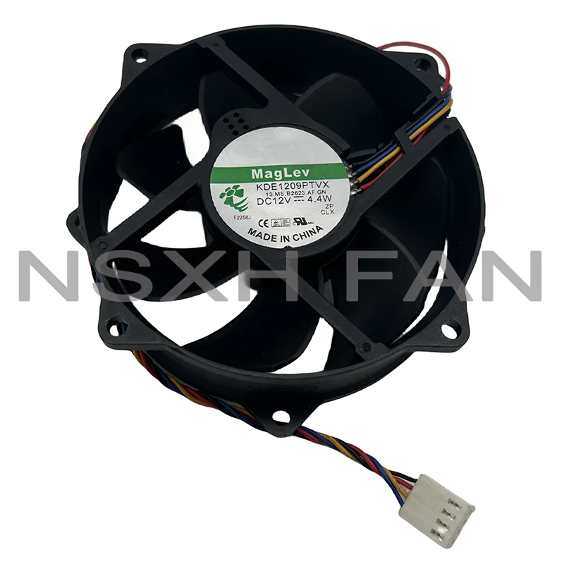 

KDE1209PTVX 12V 4.4W 9CM 9225 4 Wire Round The CPU Fan