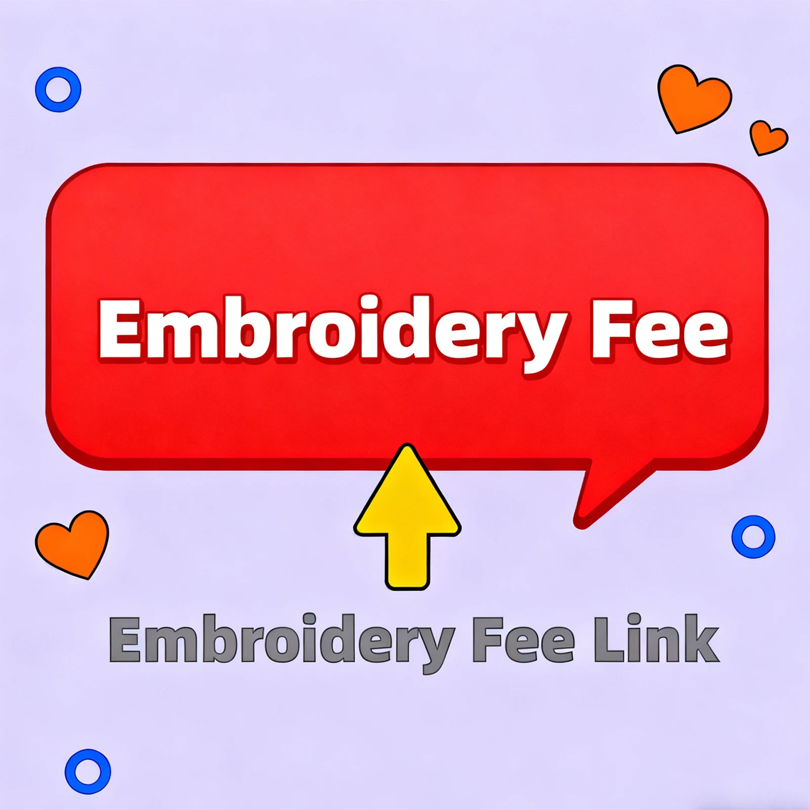 

embroidery fee for one jersey