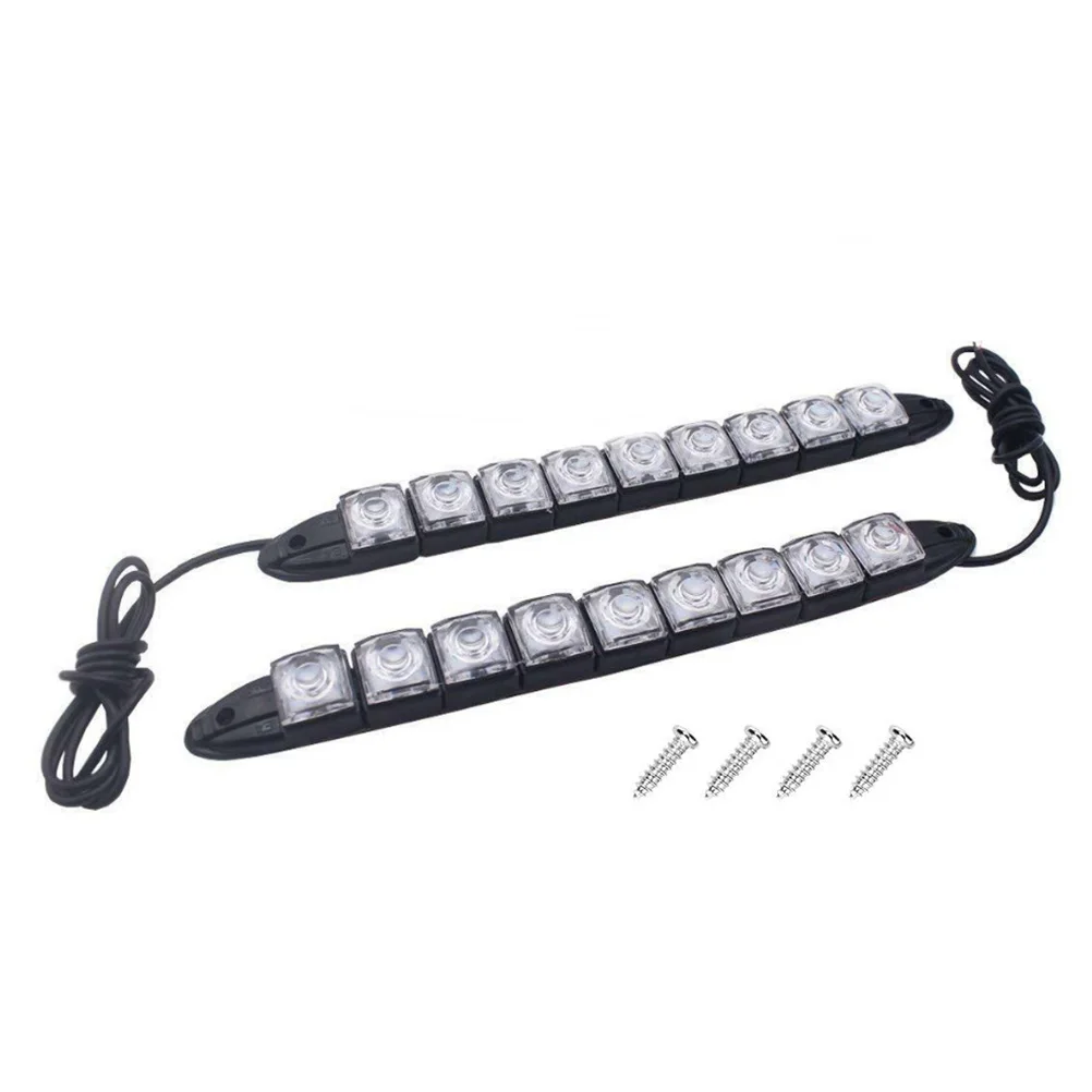 

2 pcs LED Signal Lamp Silica Gel Waterproof Navigational Daytime Running Light Boat Accessories LED Lights Strip