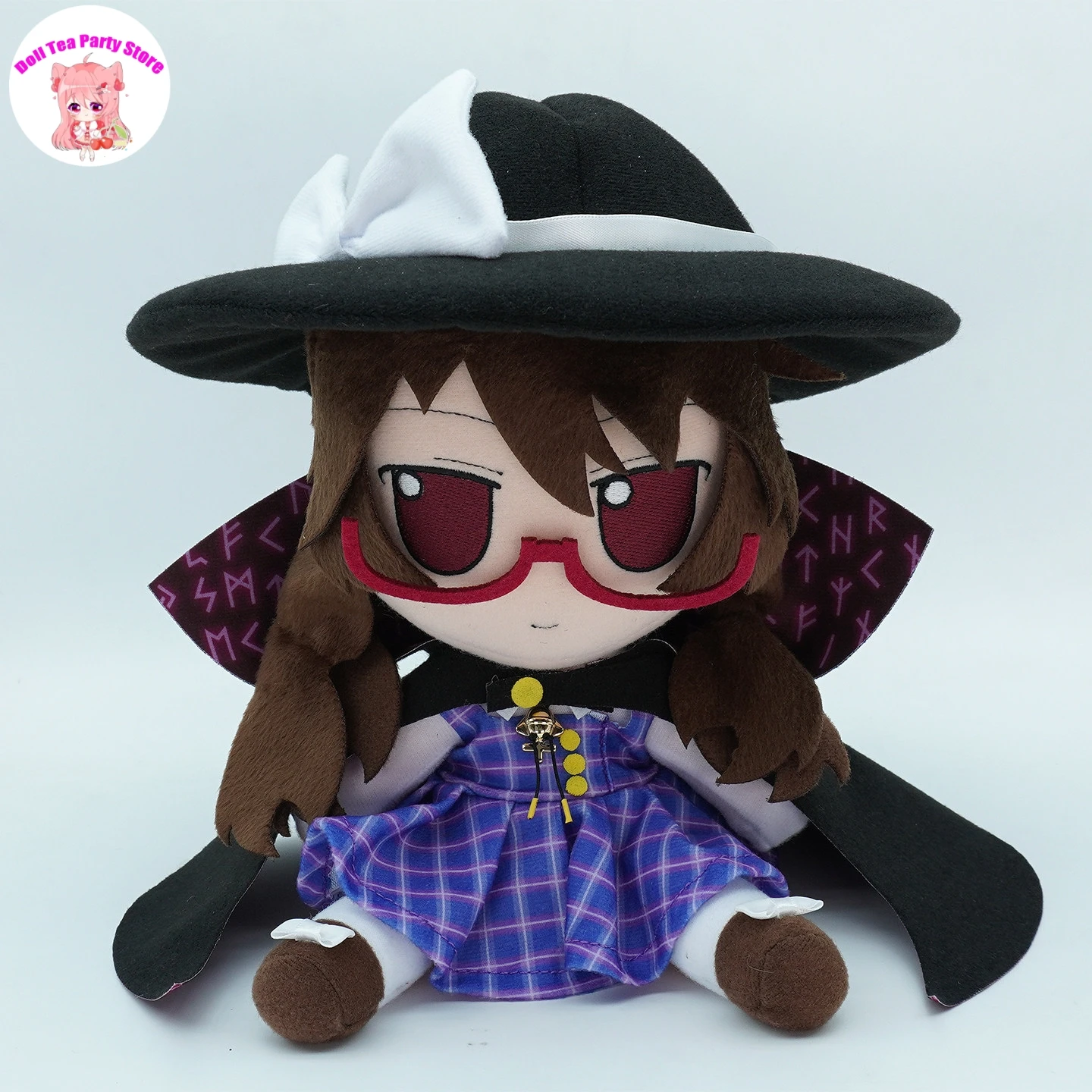 

Kirisame Marisa Character Fumo Kawaii Plush Cotton Doll 20CM Anime Touhou Project Series Pillow Cartoon Sitting Plushie Mascot