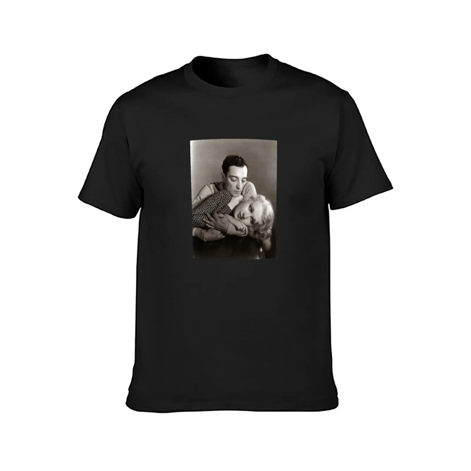 Buster Keaton T-Shirt for a boy graphics cute tops anime clothes t shirt men