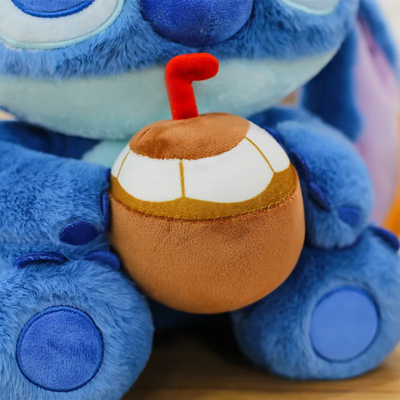 かわいいスティッチぬいぐるみ人形ココナッツスティッチサマーシリーズバックパックキーホルダーかわいい子供の誕生日クリスマスギフト子供向け