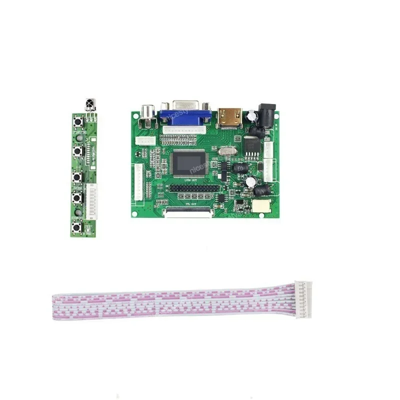 For 5 Inch ZJ050NA-08C LCD Display Panel 640×480, LCD Control Board with HDMI VGA AV Input for Monitor