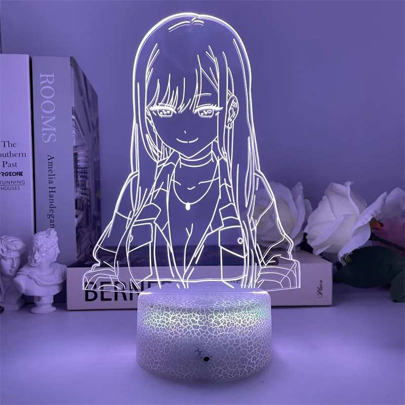 

Hot Anime Kitagawa Marin 3d Night Light Animation Derivatives Usb Lamp Accompany Children Sleeping Christmas Day Gifts for Kids