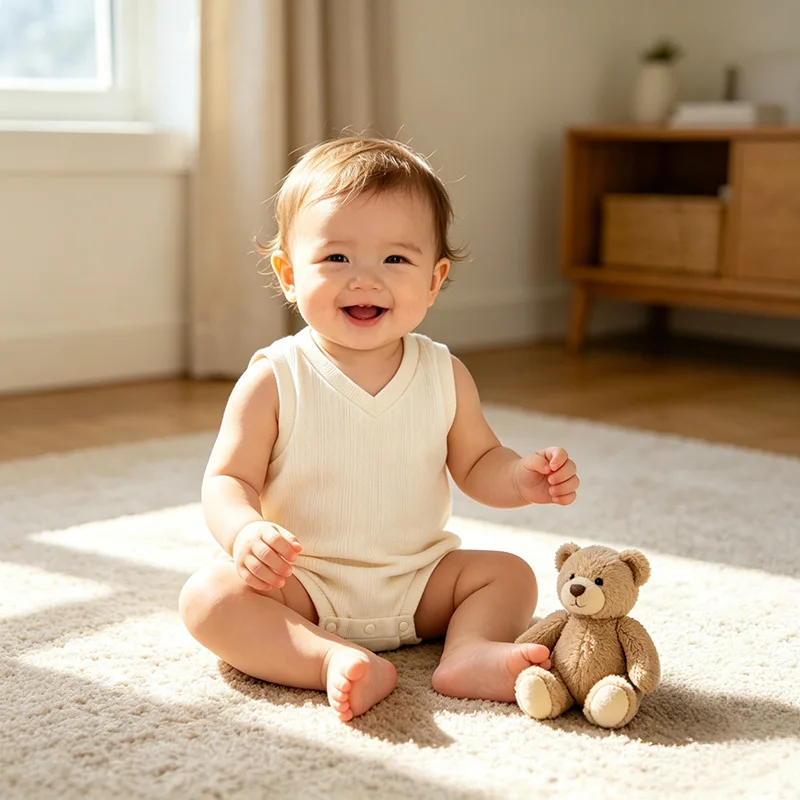 Summer Baby Rompers Class A Cotton Western-style Boys and Girls Baby Crawling Clothes Thin Newborn Clothes Jacquard Versatile