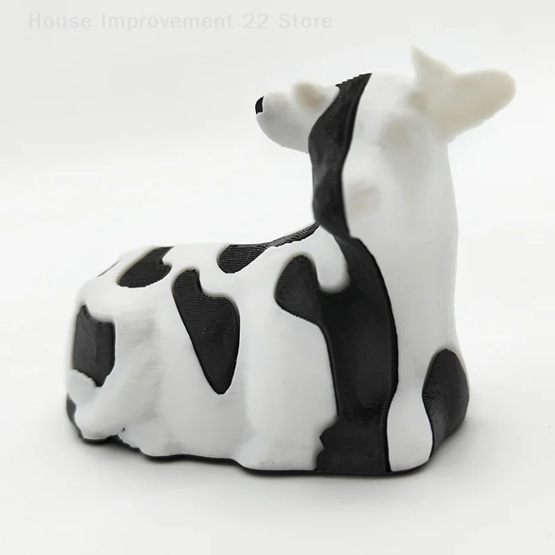 Juguete de vaca impreso en 3D, juguete antiestrés de vaca desmontable, lindas decoraciones de vaca para mesa, modelo Animal perfectamente elaborado, Ideal para regalos