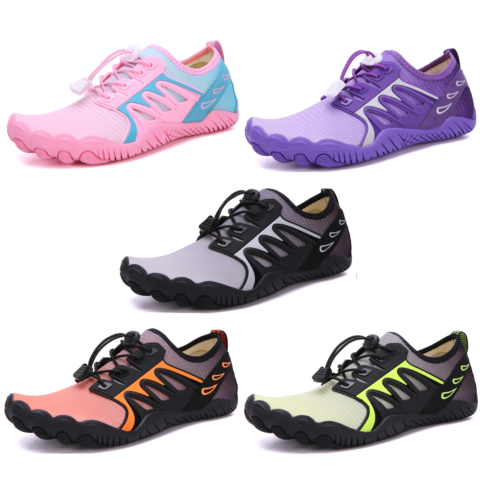 Aqua Shoes For Women Men Barefoot Water Shoes Anti-Slip Quick-Drying Outdoor Beach Upstream Wading Swimming Shoe Sneakers Unisex