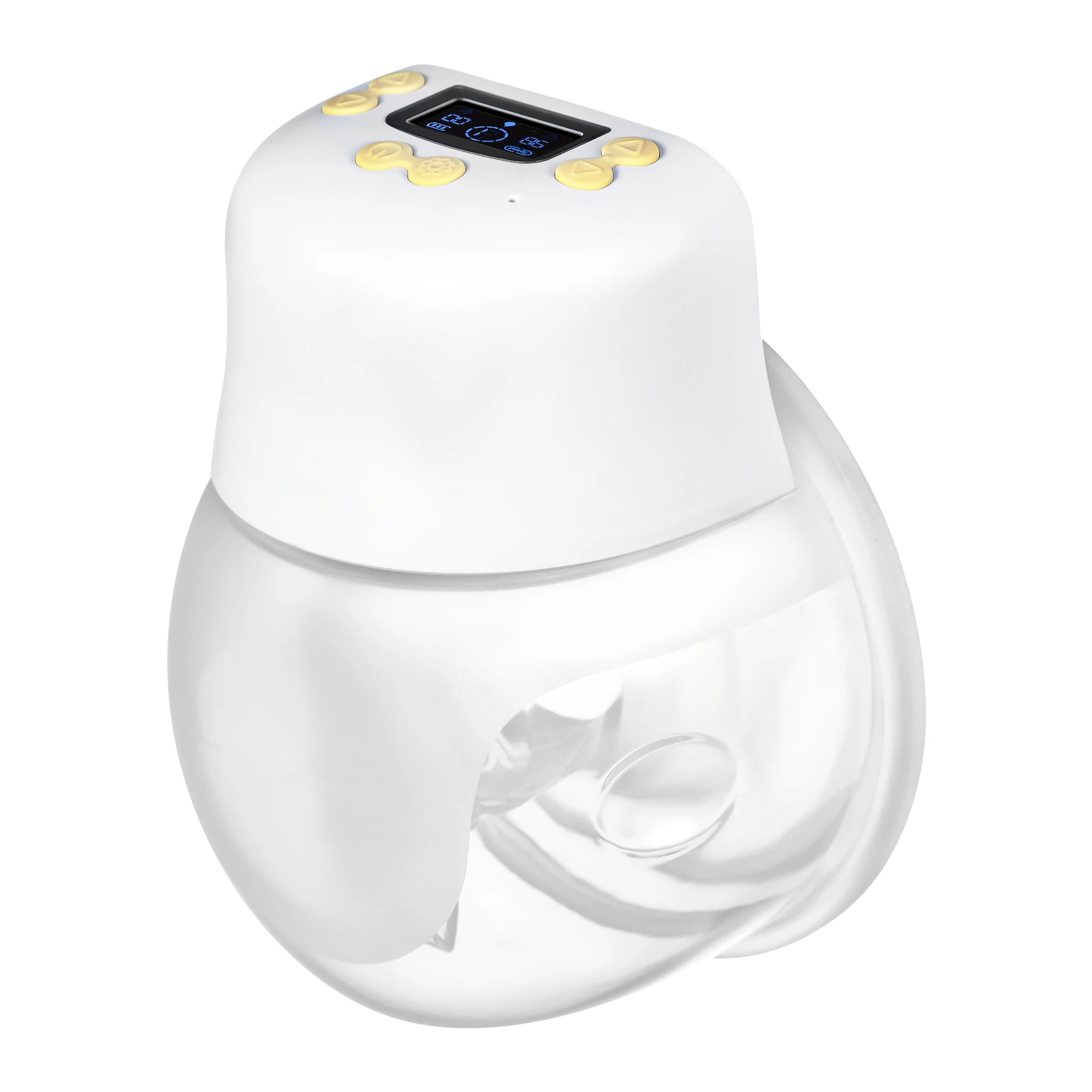 Mãos livres wearable bomba de mama elétrica 240ml capacidade portátil bomba de alimentação indolor com tela exibição 24mm 28mm flange