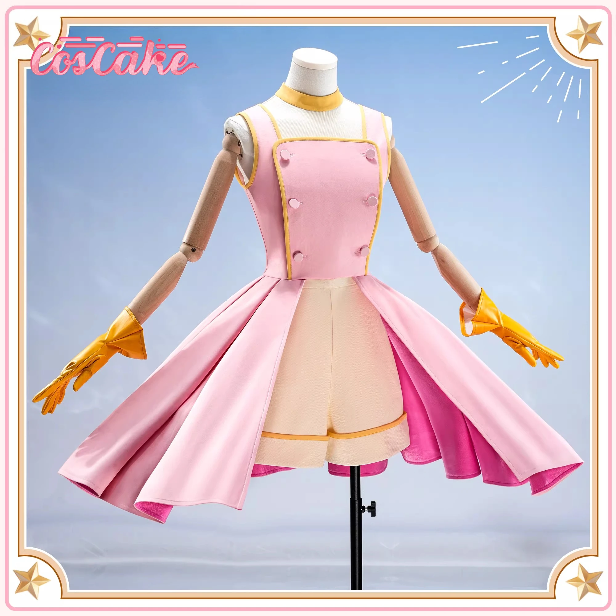 

Sakura Kinomoto THE FIREY Anime Cosplay Series: Cardcaptor Cosplay cute Costume full set cake Halloween Carnival Party Costumes