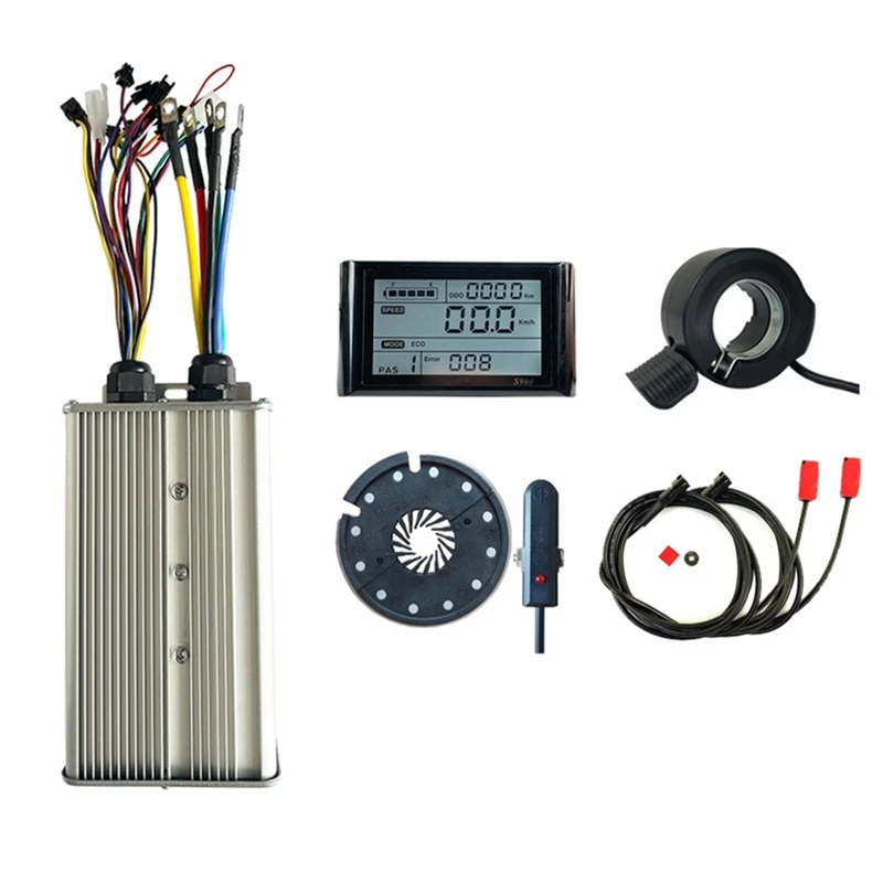 

For 48V-72V 1000W-3000W Motor Electric Bike Motor Controller Kit With S900 LCD Display Electric Bicycle Accessories