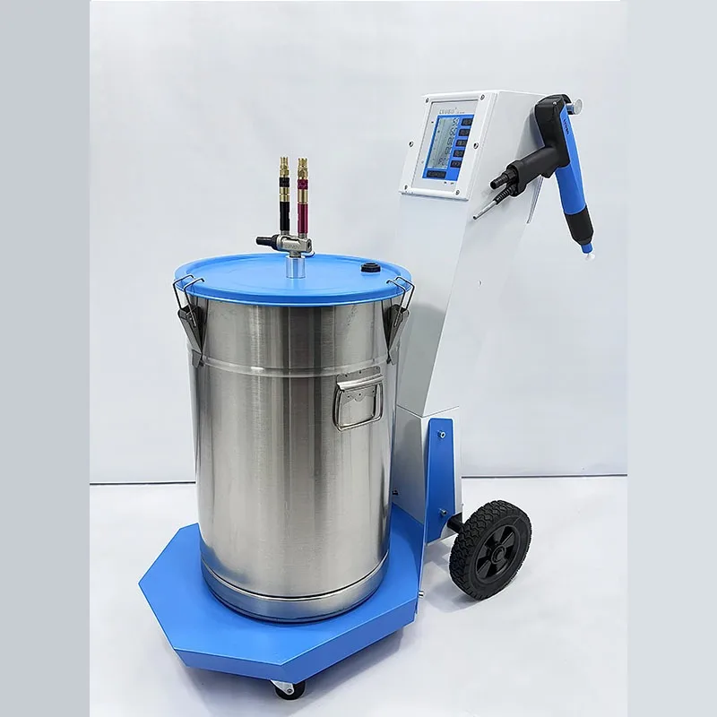 

Intelligent electrostatic spray gun spraying machine Electrostatic spray gun coating machine