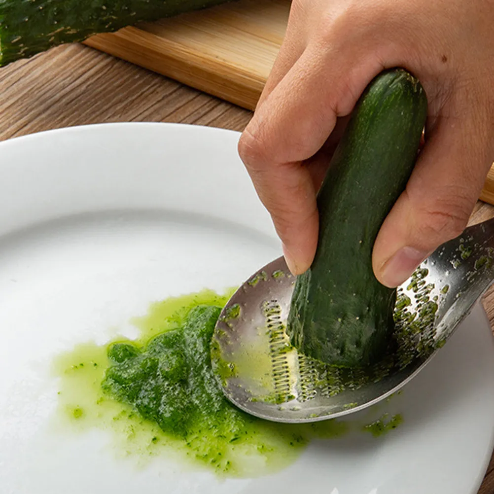 

2Pcs Household Stainless Steel Garlic Ginger Food Graters Multi Function Hand Graters Kitchen Accessories Reusable Wear