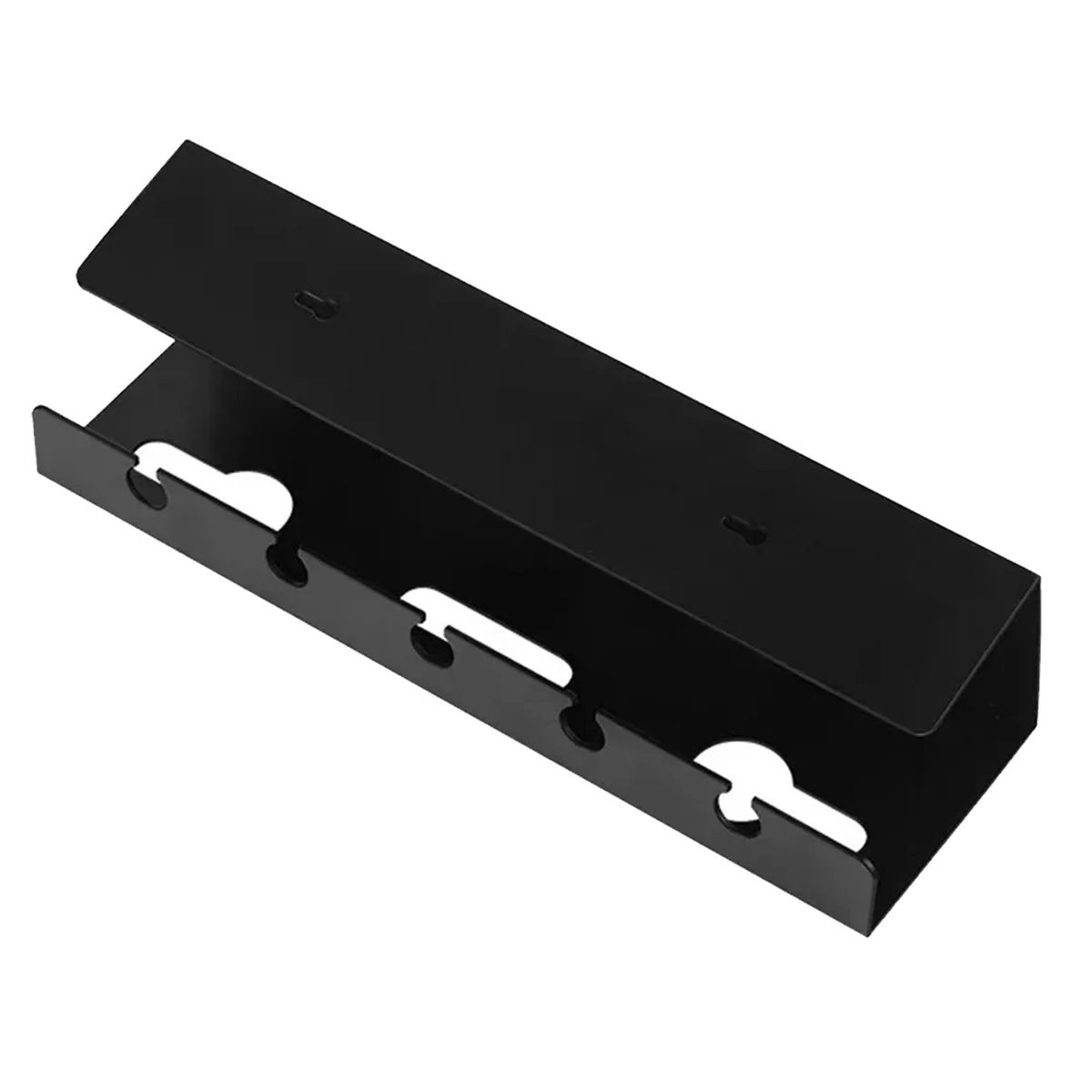 Cable Holder Under the Table, Manage Power Board Wires, Computer Desk Socket Fixing Without Punching, Storage Rack Black