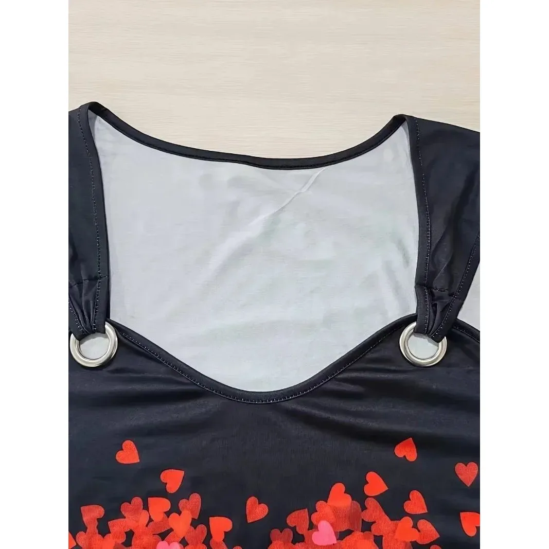 Faion Plus Size Damen-T-Shirt XL-5XL Sexy schulterfreies, lässiges, bequemes Damen-Top in großen Größen für Damen mit Birnenapfen