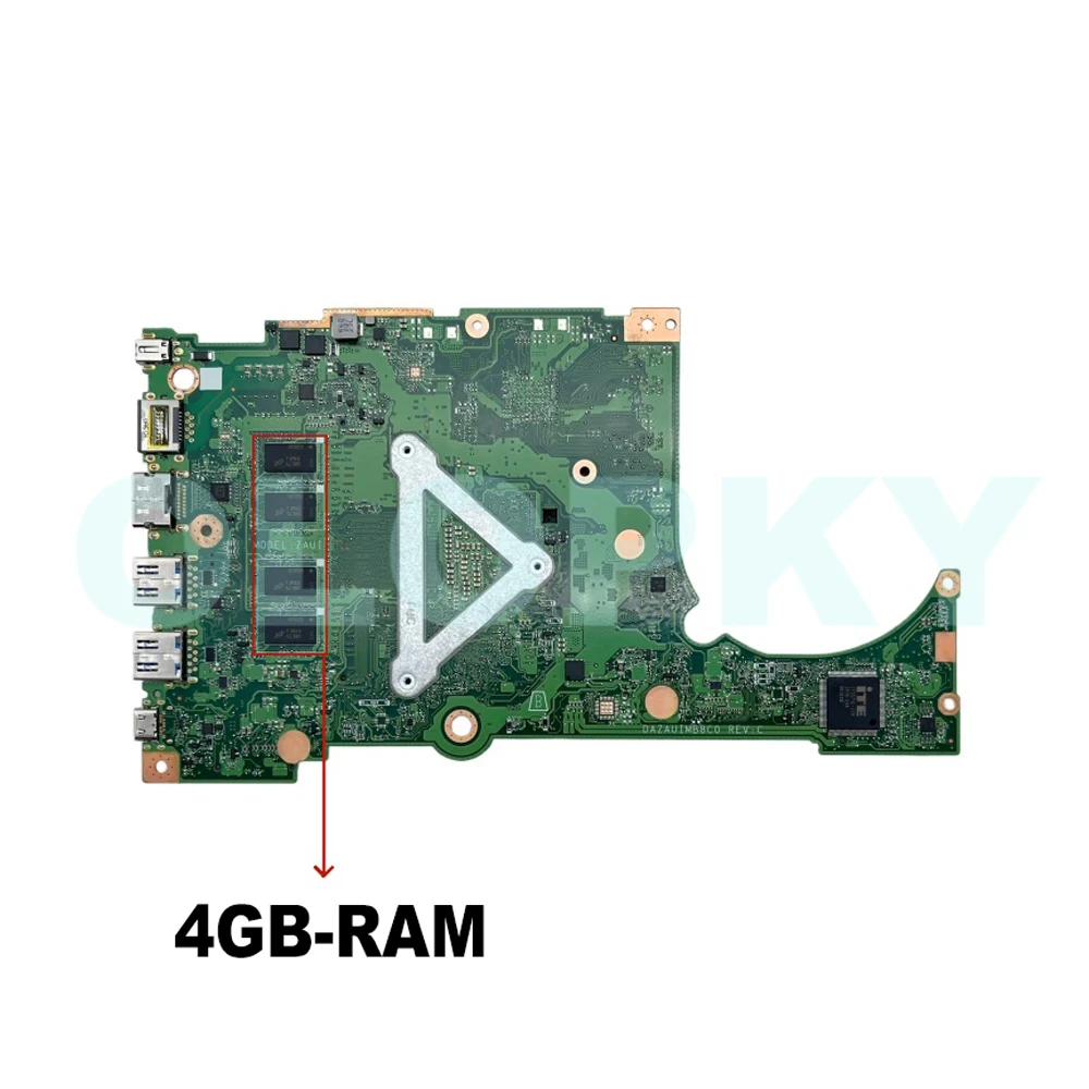 DAZAUIMB8C0 ZAUI With I3-1005G1 I5-1035G1 I7-1065G7 CPU For Acer Aspire A515-55 Laptop Motherboard 4GB-RAM NBHSM11001
