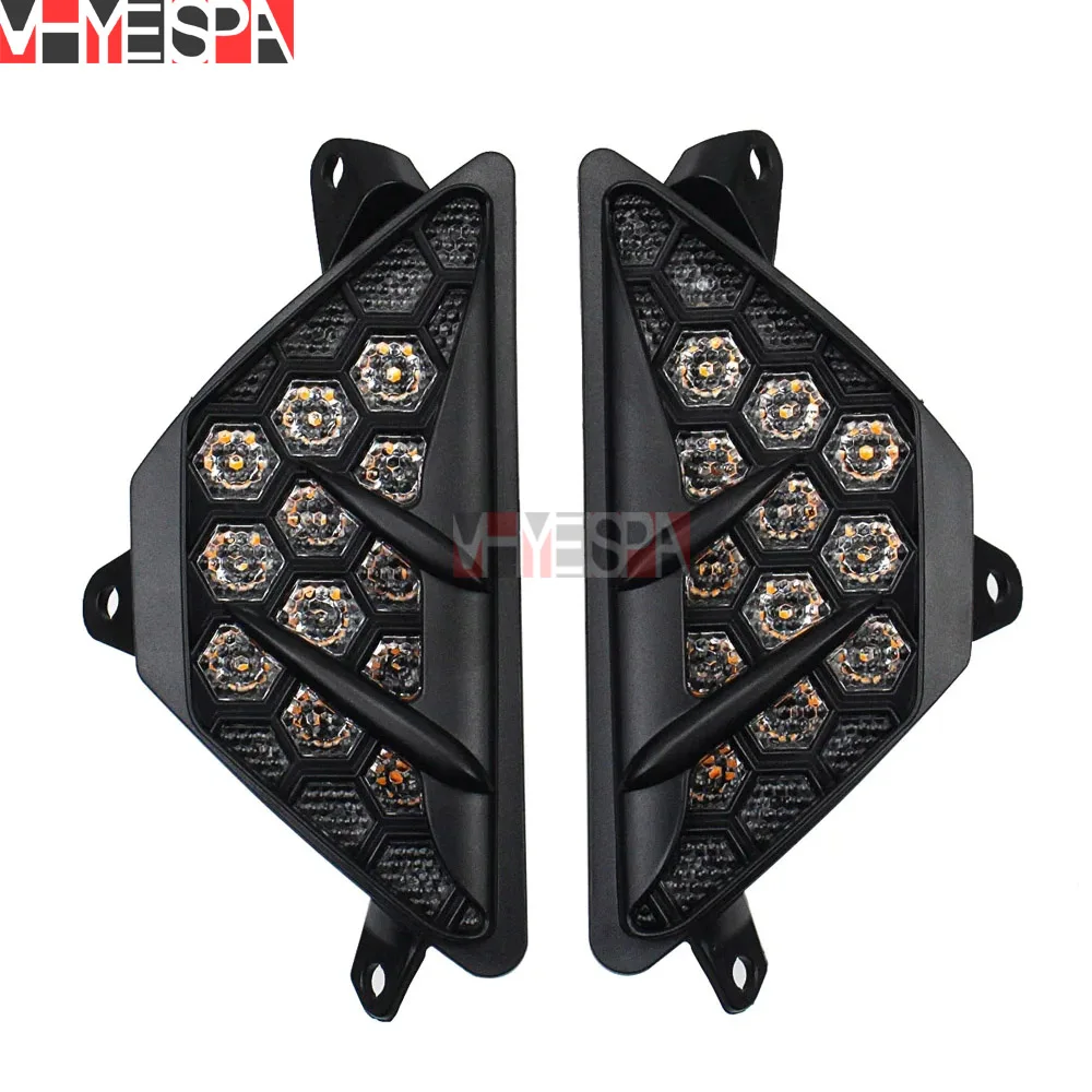 

For KAWASAKI Z1000XR ZX-6R ZX-4R ZX-25R NINJA400 /250/300 LED Turn Signals Integrated high performance LED lamp beads