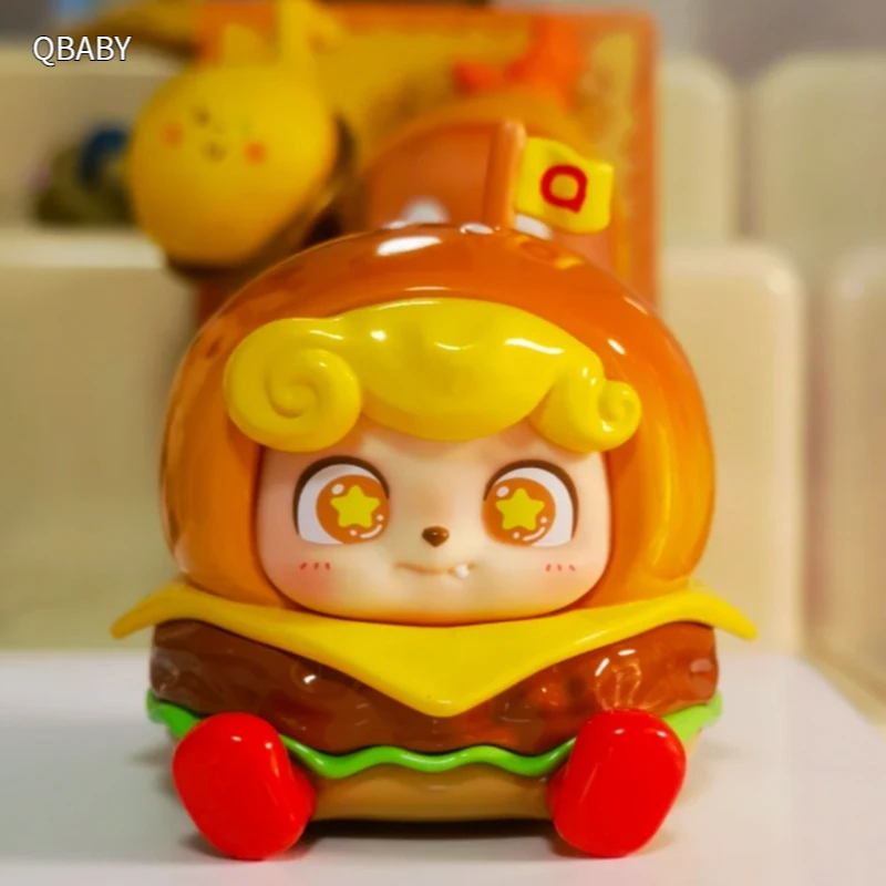

New Mini Qbao Street Food King Blind Box Cute Figure Decoration Ideal Birthday Gift For Girls Collectible Toy