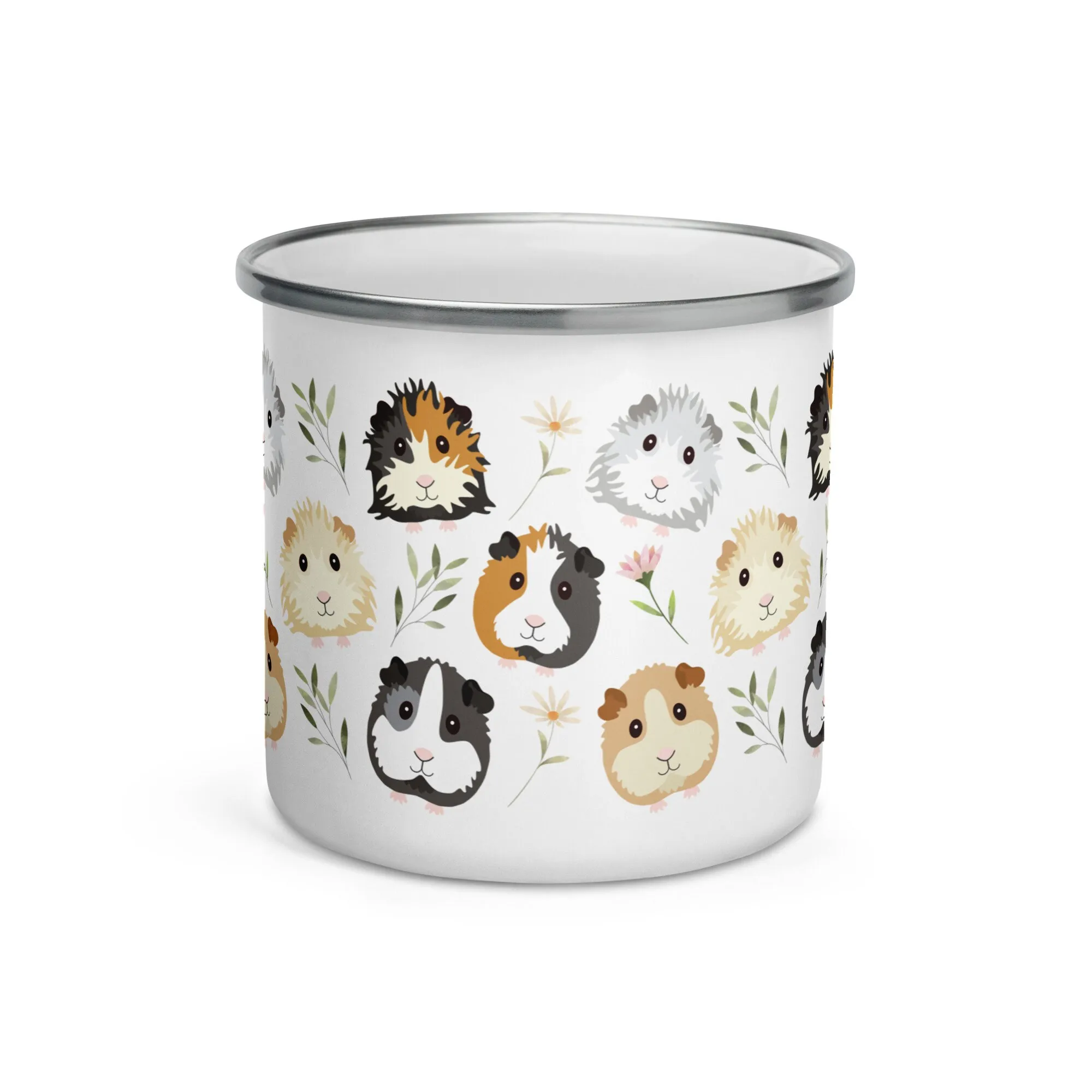 Enamel Guinea Pig Cup Guinea Pig Owner Gift enamel Mug Kids Birthday Gift Mug