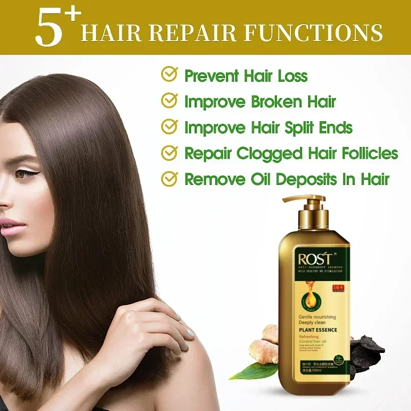 

Herbal Anti-dandruff Shampoo Anti Hair Loss Scalp Repair Damage Care for Men and Women