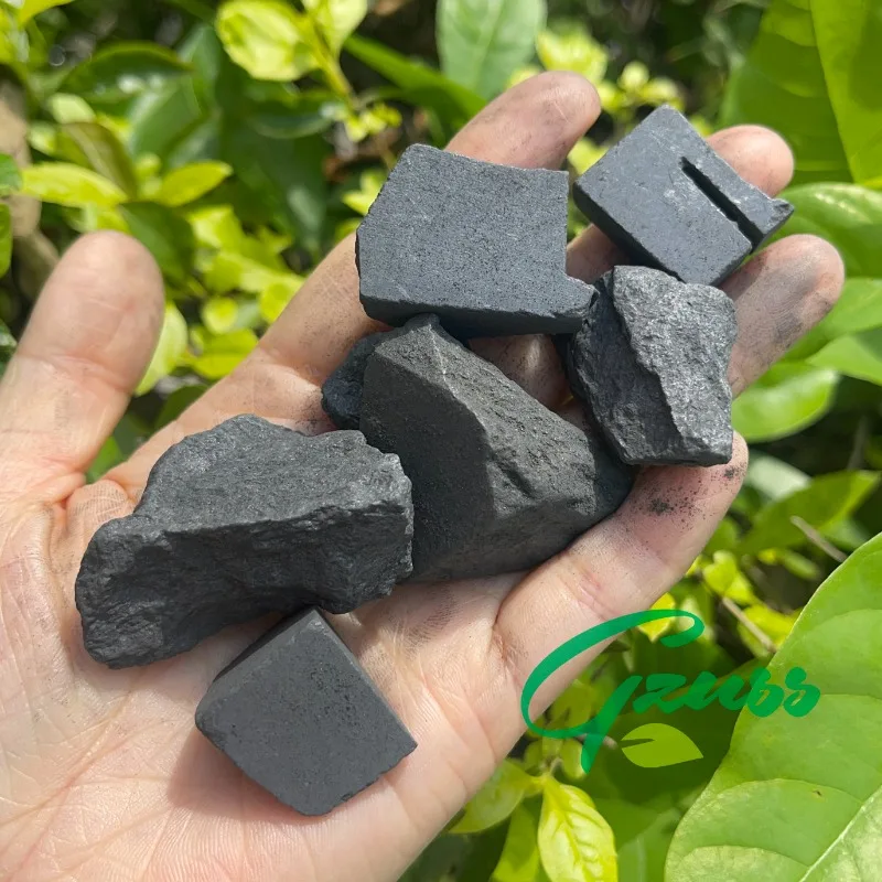 

Raw Shungite Stone 1" -1.5" Raw Stones - Healing Crystals and Stones Shungite Stone - Emf Protection Stones Root Chakra