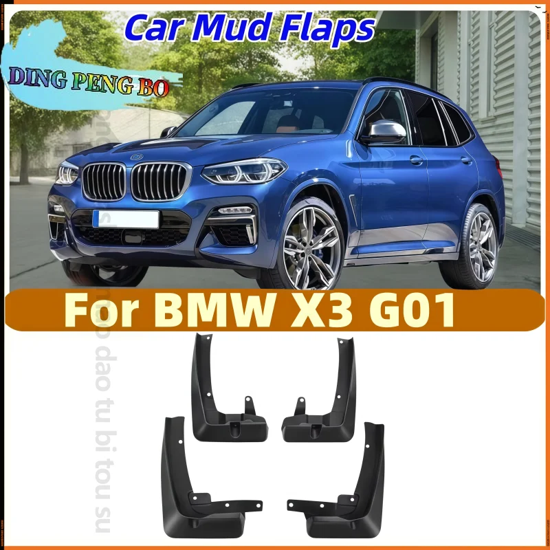 For BMW X3 G01 2018 2019 2020 2021 2022 Fender Mudflaps Splash Guards Mudguards Mud Flaps Car Accessories