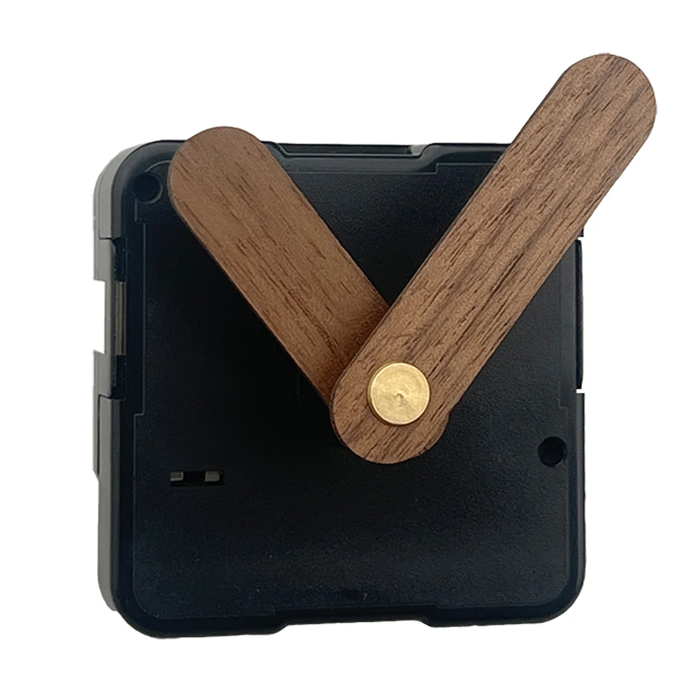 DIY Silent Quartz Clock Movement with Wooden Pointer Repair Tool Parts Kit for Accurate Timekeeping and Easy Installation