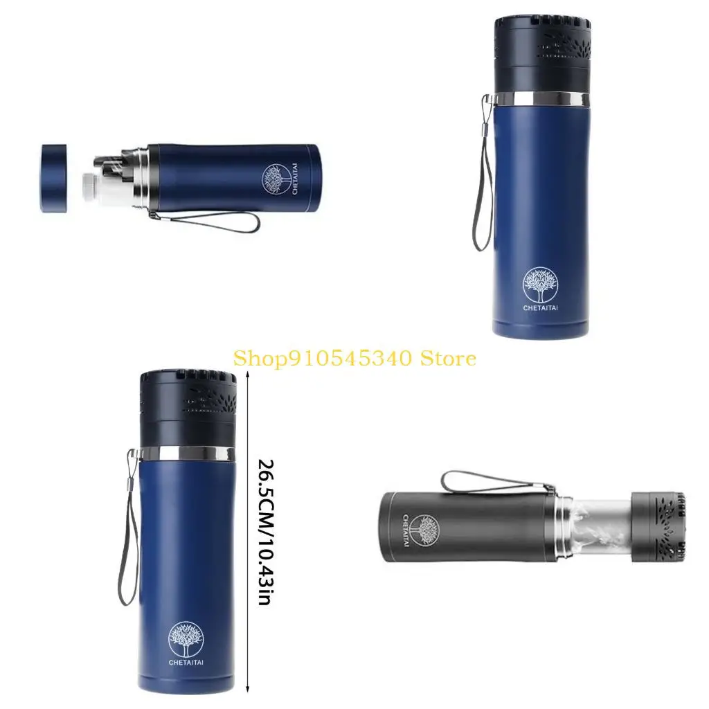 

U2JA L Portable LCD Insulin Refrigerated Cup Coolers Flask Outdoor Beverage Refrigerator Fridge for Outdoor