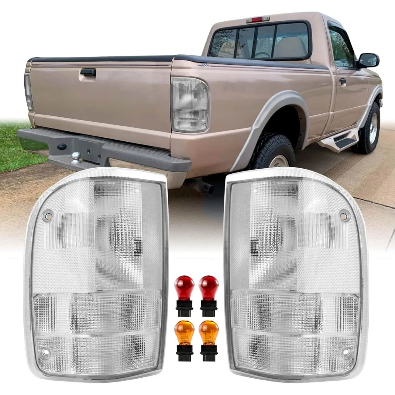 2X Tail Light Left+…