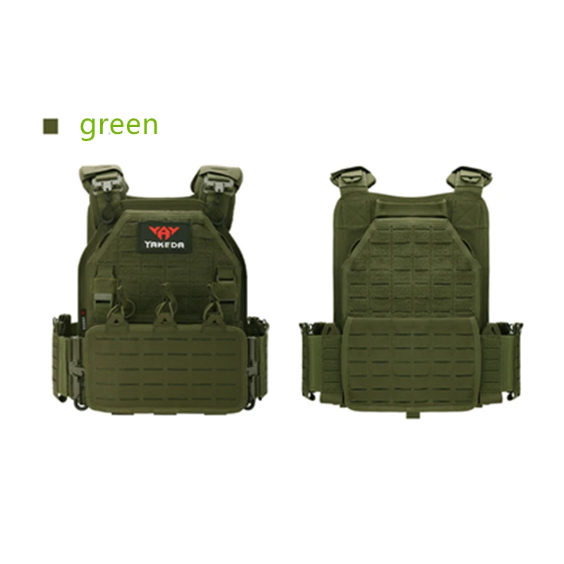 colete de combate militar destacavel rapido laser cut tactical vest engrenagem preta para transportar luz novo 6094 01