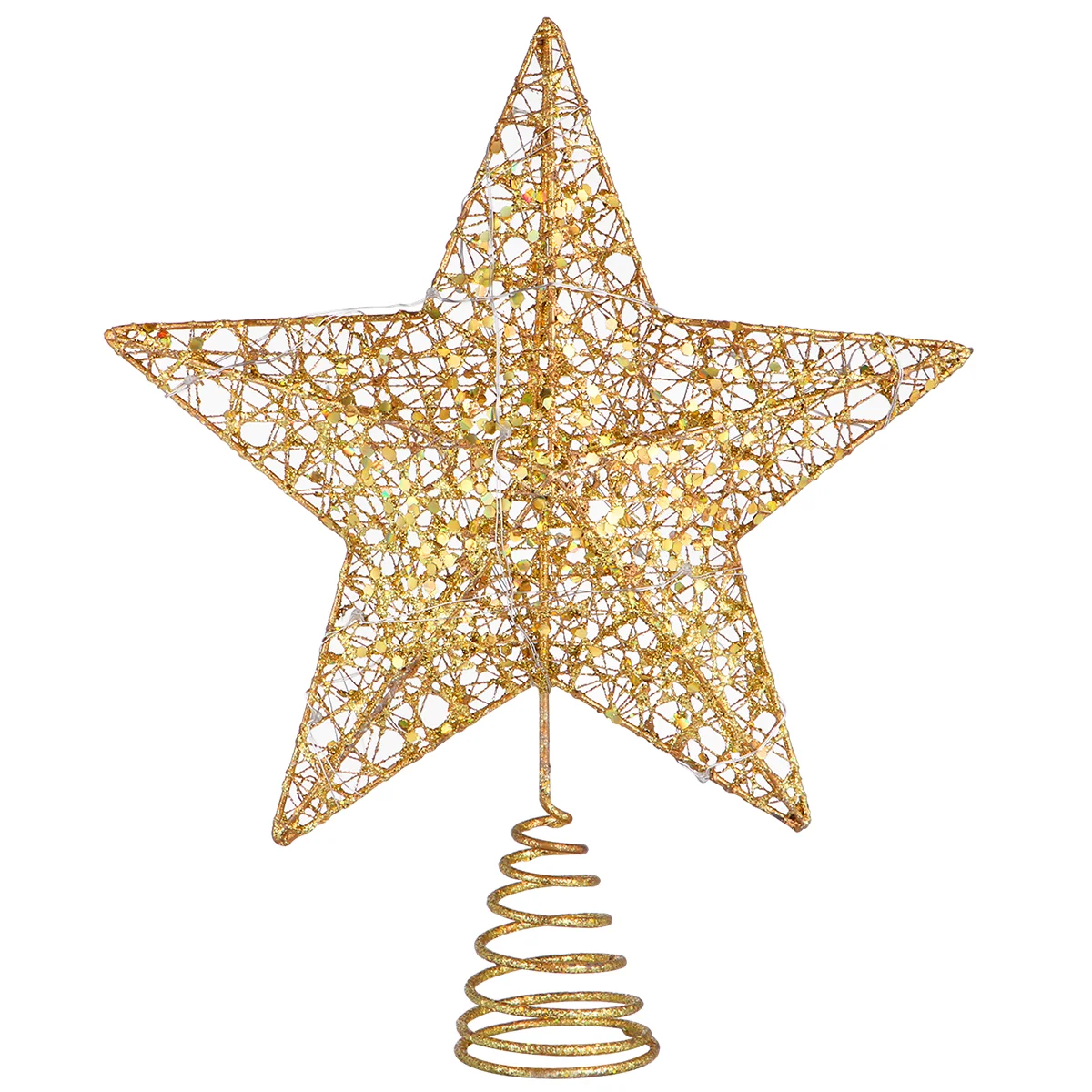 

Light up Tree Topper Christmas Garland Treetop Lighted Star Shaped Lights