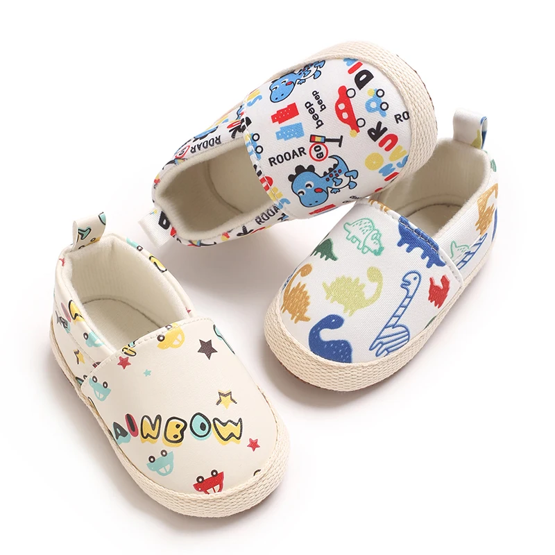 0-18M Newborn Spring And Autumn New Cute Cartoon Baby Girl Anti Slip Children's Shoes Baby Girl Comfortable Flat Shoes Simple