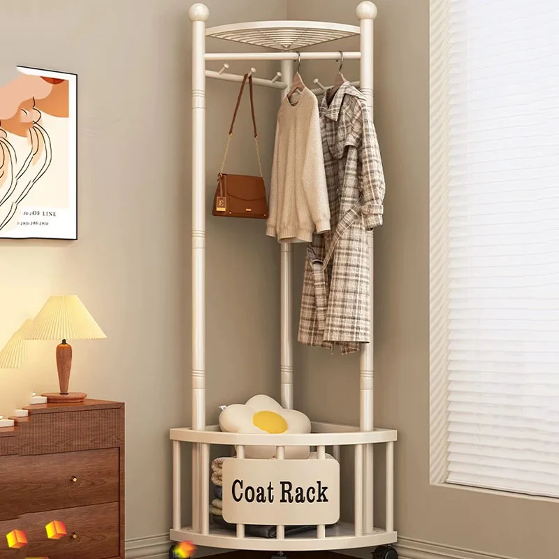Luxury Floor Coat Racks Display Modern Hotel Living Room Minimalist Standing Coat Racks Clothes Perchero Lounge Suite Furniture