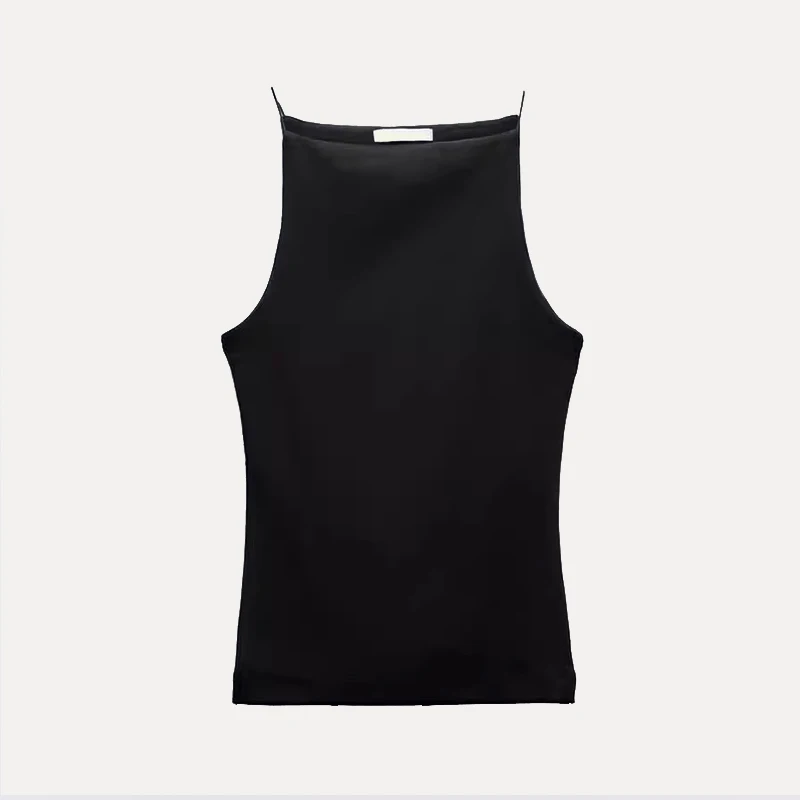 

oulder Bared Strap Vest Base Layer Svel T irt Summer New Arrival Women's Clothing Polyester Fiber 00% Z Brand