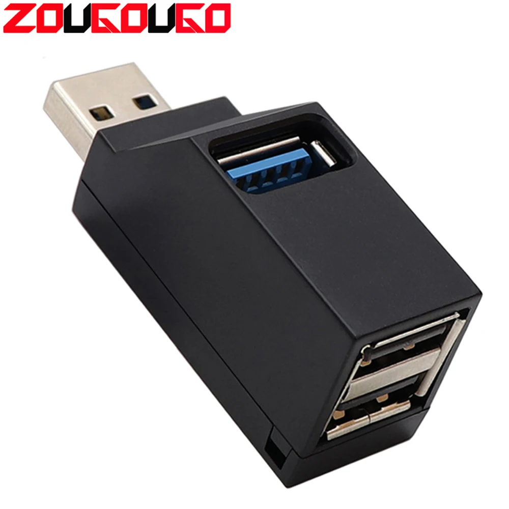 USB 3,0 Hub High Speed Splitter Box Mini 3 Port Für PC Laptop U Disk Card Reader Adapter Für iPhone xiaomi Handy Extender