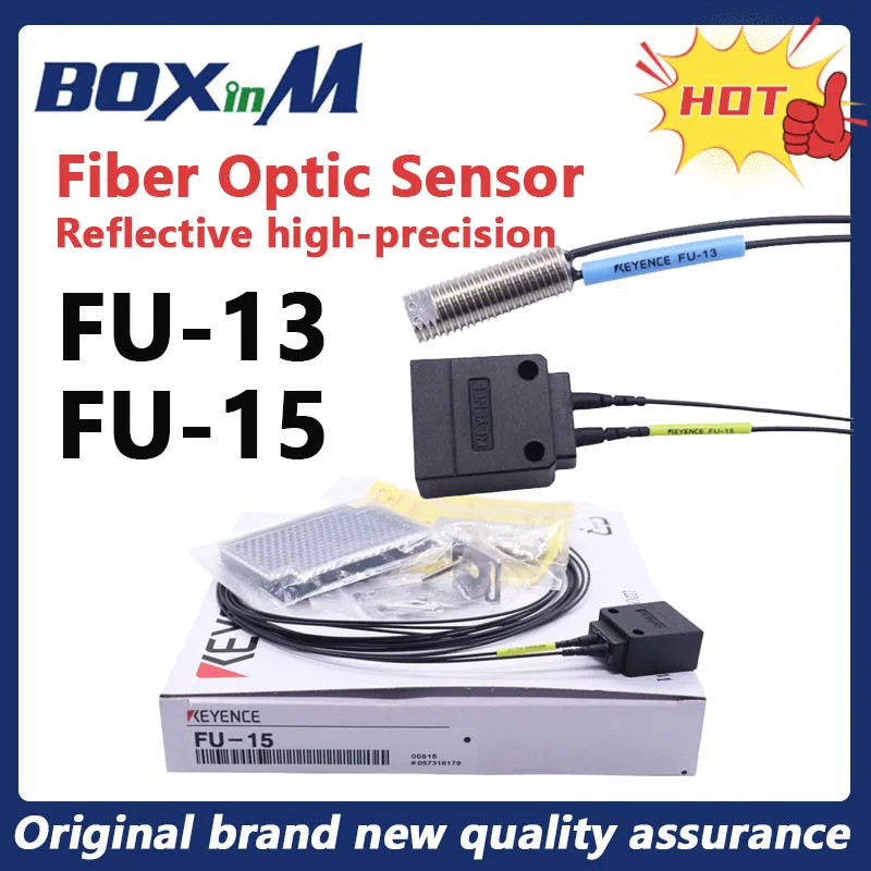 

New original KEYENCE FU-13 FU-15 Regression reflection high-precision fiber optic sensor