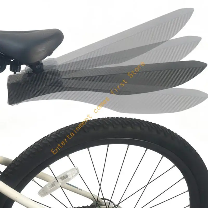 Removable Bike Mudguard Set with a Fast-Detach Catches for Storage 55KD