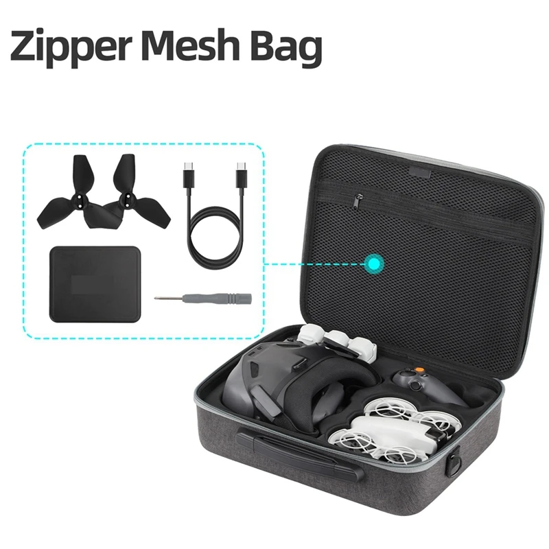 DJI NEO 보관 가방 고글 N3 운반 케이스, 드론 충격 방지 케이스, 방수 보호대, DJI Neo 액세서리