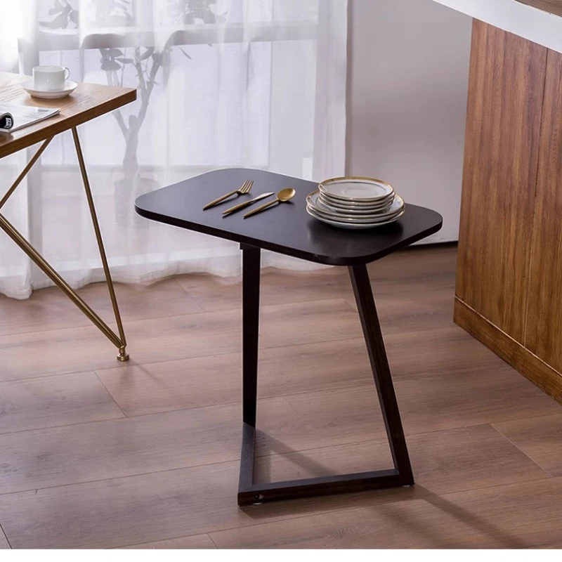 

Multipurpose Study Desk for Living Room Sofa PC, Small Nightstand Table for Bedside, Simple Modern Corner Cabinet with Drawers