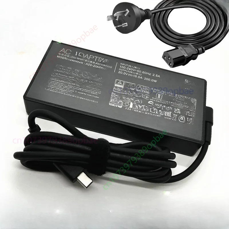 For ROG Rectangle Conn Charger For Zephyrus G14 G16Air Creator 1 Strix Scar 9 Plus