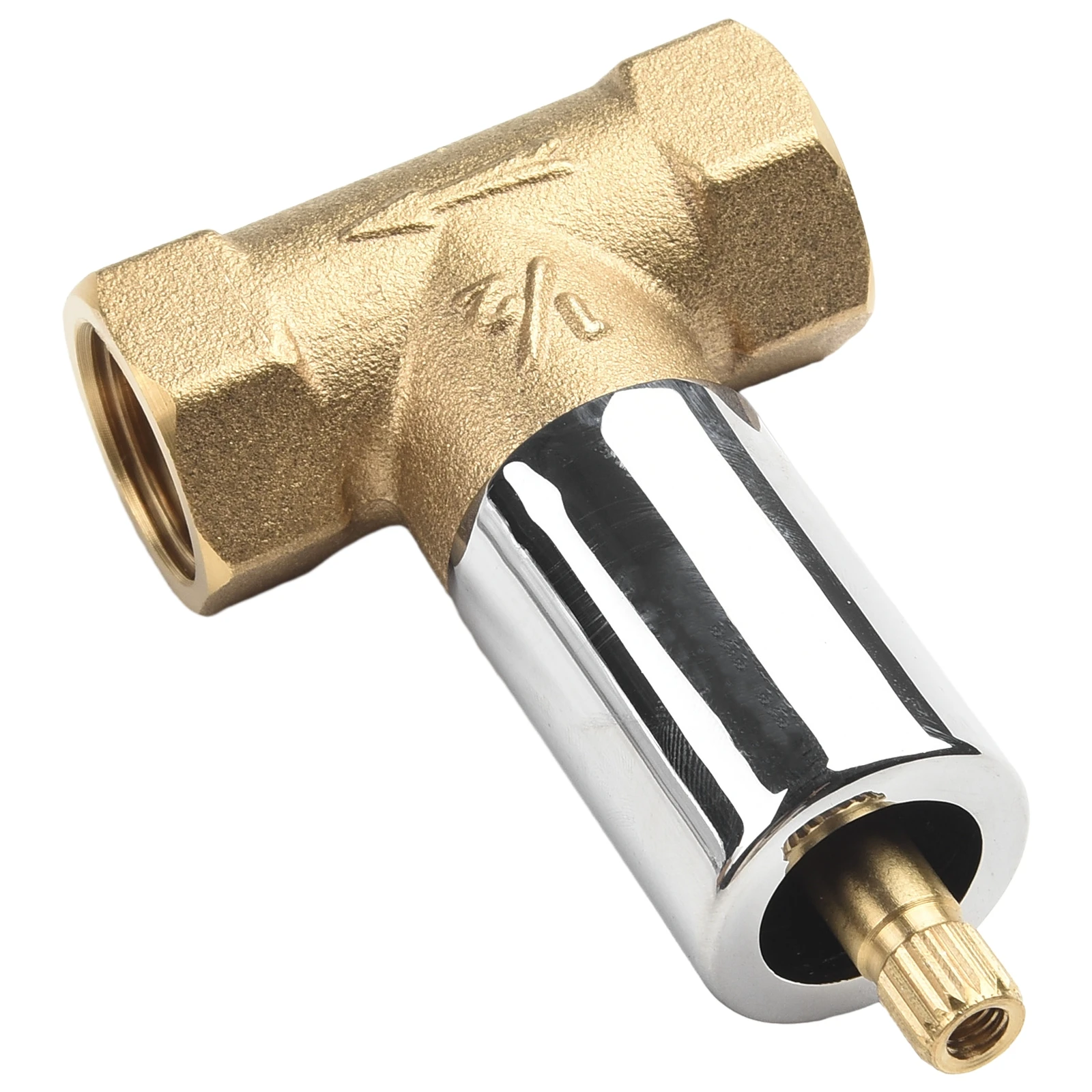 1pcs G1/2 G3/4 Solar Switch Water Valve Shower Valve Pipeline Link Brass Ceramic Spool Dark Valve Open Quickly Plumbing Fittings