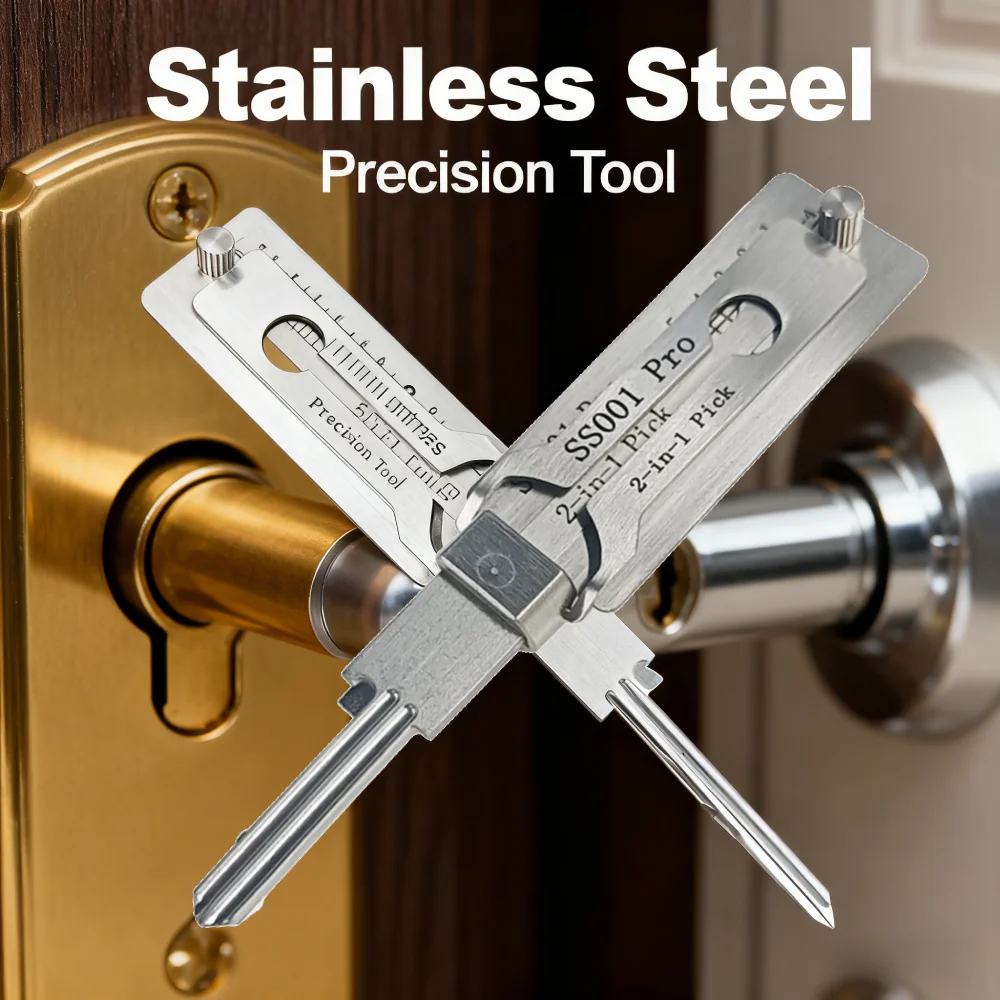 

Stainless Steel Precision Tool SS001 O-ring Pickup Kit Hook Tool Pickup Hand Tool Maintenance Repair Kit